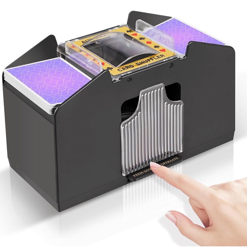 Automatic Card Shuffler (1-4 Deck) Battery-Operated